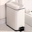 

Ou Runzhe Trash Rectangular Pedal Kitchen Home Sanitary Clean Barrel Blue 5L