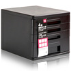 

Deli 9772 four layers of hard plastic file cabinet black