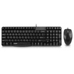 

Rapoo X125 Wired Mouse Keyboard Set Wired Keyboard Mouse Set Wired Mouse Set Computer Keyboard Black