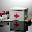 

Ou Runzhe first aid box medium multi-storey family storage medicine box white