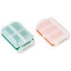 

Pro&39skit SB-1007K multi-function three open 8 grid parts box green orange 2 loaded