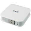 

Biao Wang SSK SHU035 Burgers 4 HUB Hub White Drives Multiple External Devices