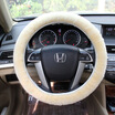 

Lai Australia imported from Australia sheepskin shears set winter car seat steering wheel cover MB brown