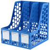 

Comix B2013 ABS durable triple file bar file box file frame blue office stationery