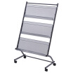 

Guangbo GuangBo three-tier newspaper magazine shelves bookstand display stand office supplies SZZ5514