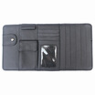 

Car kiss multi-purpose full leather car sun visor CD clip car multi-function disc clip black