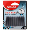 

Maped 221710 Replaceable Ink Tube 10 Tube Black
