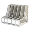 

Deli 9838 Sturdy Durable File Box File Basket Gray