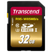

Transcend 32GB UHS-I U3X SD high-speed memory card read 95Mb s write 85Mb s MLC particles