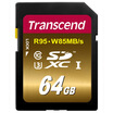 

Transcend 64GB UHS-I U3X SD high-speed memory card read 95Mb s write 85Mb s MLC particles