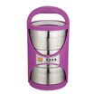 

Love home treasure three layers of stainless steel insulation lunch box lunch box purple
