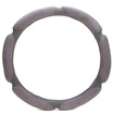 

Che Zhi Wen Suede Series Car Steering Wheel Cover Grey