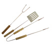 

Zero to explore LIVTOR barbecue accessories tools barbecue shovel barbecue fork carbon clip LG2810 2 box