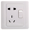 

Simon Electric simon S51086B five-hole with switch socket 58 series 86-type switch socket elegant white