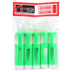 

Genvana G-0520 Flat Highlighter - Green 5 Pack