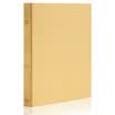 Elite deli 5916 A4 D type two-hole clip folder yellow single loaded