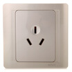 

Simon Electric simon N51681-56 16A three hole air conditioning socket 55 series 86 type switch socket champagne