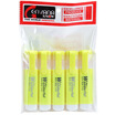 Joy Collection Genvana G 0520 Flat Highlighter Yellow 5 Pack joy collection kopen in de aanbieding