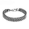 Canis Us Mens Stainless Steel Bracelet Bangle Cool Silver Vintage Snake Chain Hot canis kopen in de aanbieding