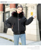 Oloey 2018 New Autumn Winter Down Jacket Female Korean Version Of Loose Student Bf Short Big Fur Collar oloey kopen in de aanbieding Oloey 2018 New Autumn Winter Down Jacket Female Korean Version Of Loose Student Bf Short Big Fur Collar oloey kopen in de aanbieding
