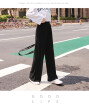 Oloey Joker Knit Wide Leg Pants 2018 Autumnwinter New Ground Korean Version Of Loose High Waist Show Thin Straight oloey kopen in de aanbieding Oloey Joker Knit Wide Leg Pants 2018 Autumnwinter New Ground Korean Version Of Loose High Waist Show Thin Straight oloey kopen in de aanbieding