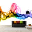 Moderno Arte Abstracto Color Humo Foto Mural Wallpaper Personalidad Creativa Sala de estar Estudio Galería Decoración del Hogar Fresco Wallpaper