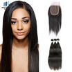 Kisshair Nature Color Vigin Brazilian Human Hair Silky Straight Bundle With 44 Lace Closure kisshair kopen in de aanbieding Kisshair Nature Color Vigin Brazilian Human Hair Silky Straight Bundle With 44 Lace Closure kisshair kopen in de aanbieding