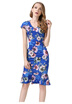 Buenos Ninos Womens Floral Bodycon Dress With Ruffle Hem buenos ninos kopen in de aanbieding Buenos Ninos Womens Floral Bodycon Dress With Ruffle Hem buenos ninos kopen in de aanbieding