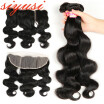 Siyusi Brazilian Virgin Hair Body Wave 3 Bundles With Ear To Lace Frontal Closure Unprocessed Human 13X4 siyusi kopen in de aanbieding Siyusi Brazilian Virgin Hair Body Wave 3 Bundles With Ear To Lace Frontal Closure Unprocessed Human 13X4 siyusi kopen in de aanbieding