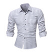 Canghpgin Spring Mens Long Sleeve Striped Shirt canghpgin kopen in de aanbieding Canghpgin Spring Mens Long Sleeve Striped Shirt canghpgin kopen in de aanbieding