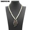 Ethnic Pendant Necklaces For Women Turkish Vintage Bead Jewelry Antique Gold Color Flower Pendant Indian Wedding Party Bijoux