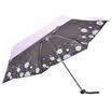 Paradise umbrella full blackout impact cloth black rubber silk screen embroidered edge 50 fold pocket umbrella umbrella purple 50061DLCJ