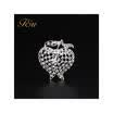X031 NEW Jewelry Fruit Peach full crystal Cherry romantic cute bling brooch pins scarf clip lovely Gift Pins Brooch 866