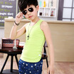 Joy Collection Langsha Childrens Vest Girls Sling Cotton Summer Girl Big Boy Underwear Green 110 joy collection kopen in de aanbieding Joy Collection Langsha Childrens Vest Girls Sling Cotton Summer Girl Big Boy Underwear Green 110 joy collection kopen in de aanbieding