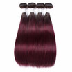 Hcdiva Brazilian Hair 4 Bundles Ombre Color 1B99J Virgin Human Extensions Dark Roots Straight Weave hcdiva kopen in de aanbieding Hcdiva Brazilian Hair 4 Bundles Ombre Color 1B99J Virgin Human Extensions Dark Roots Straight Weave hcdiva kopen in de aanbieding