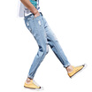 Damaizhang Brand Men Fashion Casual Hole Long Jeans Light Blue Plus Size Zipper Denim Cropped damaizhang kopen in de aanbieding Damaizhang Brand Men Fashion Casual Hole Long Jeans Light Blue Plus Size Zipper Denim Cropped damaizhang kopen in de aanbieding