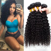 Clarolair Hair Kinky Curls Human Bundles Weave Brazilian Virgin Curly 4Pcslot clarolair kopen in de aanbieding