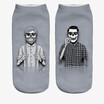 Clothing Loves Men Fashion Casual Printing Low Cut Ankle 3D Soft Boat Socks clothing loves kopen in de aanbieding