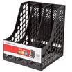 Comix B2173 solid triple file box file box file frame black office stationery