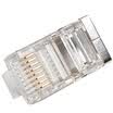 Sanba SANBAO six high-quality network shielded crystal head 30 bag JACK gold-plated shrapnel high-quality shielding materials contact transmission performance