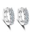 Small Hoop Earrings Fashion Jewelry For Women CZ Crystal from Swa Party Lady Earrings Accessories WHEK109