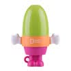 Little white bear baby bite bag baby bite trainer food fruit&vegetable teether molar rod rotating propulsion green 09351