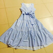 Striped Bohemian Maxi Dresses Women Sleeveless Deep V Neck Lace up Sexy Dress Female Casual Summer Holiday 2018 New