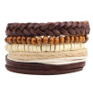 Yang Mei Accessories New Fashion Bead Leather Bracelets Bangles For Woven 34 Pcs 1 Set Multilayer Wristband Vintage Handmade Bracelet Men Pulseira yang mei accessories kopen in de aanbieding Yang Mei Accessories New Fashion Bead Leather Bracelets Bangles For Woven 34 Pcs 1 Set Multilayer Wristband Vintage Handmade Bracelet Men Pulseira yang mei accessories kopen in de aanbieding