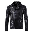 Aowofs New Fashion Mens Locomotive Large Size Leather Jacket M 5Xl B003 aowofs kopen in de aanbieding