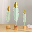 Joy Collection Rhyme No Nordic Creative Wrought Iron Feather Bedroom Metal Decoration Furnishings Home Living Room Decorations Gift Ornaments Leaves Three joy collection kopen in de aanbieding Joy Collection Rhyme No Nordic Creative Wrought Iron Feather Bedroom Metal Decoration Furnishings Home Living Room Decorations Gift Ornaments Leaves Three joy collection kopen in de aanbieding