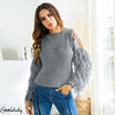 Canis Au New Women Lace Tassel Long Sleeve Causal Sweater Shirt Pullover Knitted Tops canis kopen in de aanbieding