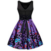 Gbtiger Butterfly Floral Print Bowknot Vintage Dress gbtiger kopen in de aanbieding
