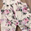 Duopindun Cute Newborn Infant Baby Girls Strap Flower Romper Jumpsuit Outfit Clothes 0 24M duopindun kopen in de aanbieding