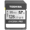 Toshiba TOSHIBA 128GB R95M S-W75M S SDXC Class10 UHS-I U3 Extremely fast memory card support 4K HD